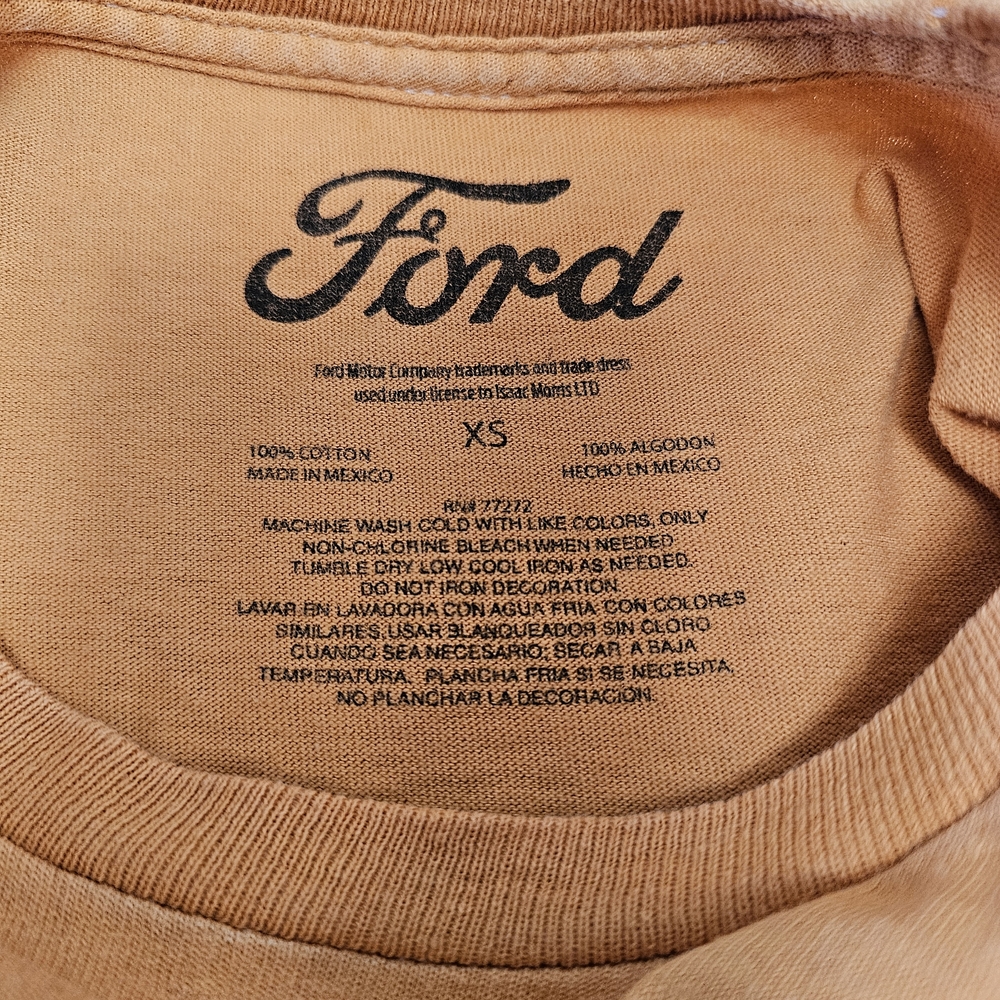 Ford Bronco Vintage Graphic Tee - Not Lost Just Exploring - Yellow XSmall - Picture 4 of 4